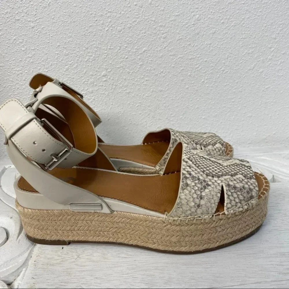 Franco Sarto Women's Lexie‎ Ankle Strap Espadrille 9